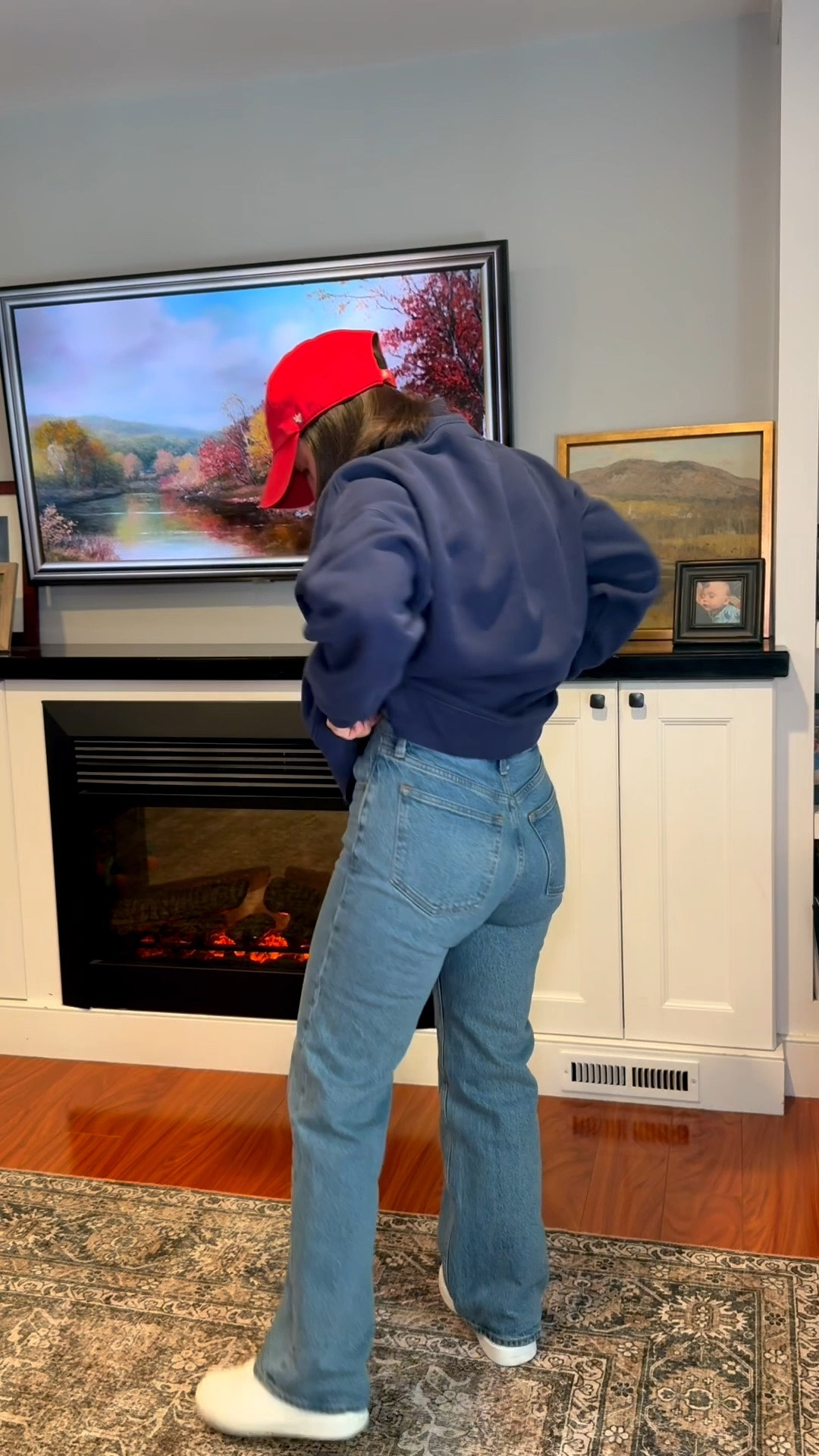 Comfy, casual, but put together fall outfits. xs sweatshirt, 24 extra short jeans, xs petite coat, sneakers are true to size. I’m 5ft, 115lbs.

Fall outfits
Casual outfits
Petite outfits
Petite jeans
Capsule wardrobe 
New England
Denim 
Fall coat
Petite coat
Topcoat
Dress coat

@abercrombie 
#abercrombiepartner

#LTKPetite #LTKSeasonal #LTKootd