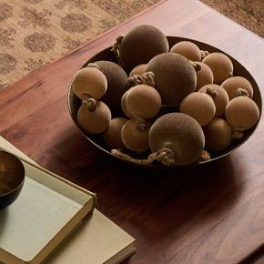 Flocked Rope Bowl Fill | West Elm (US)