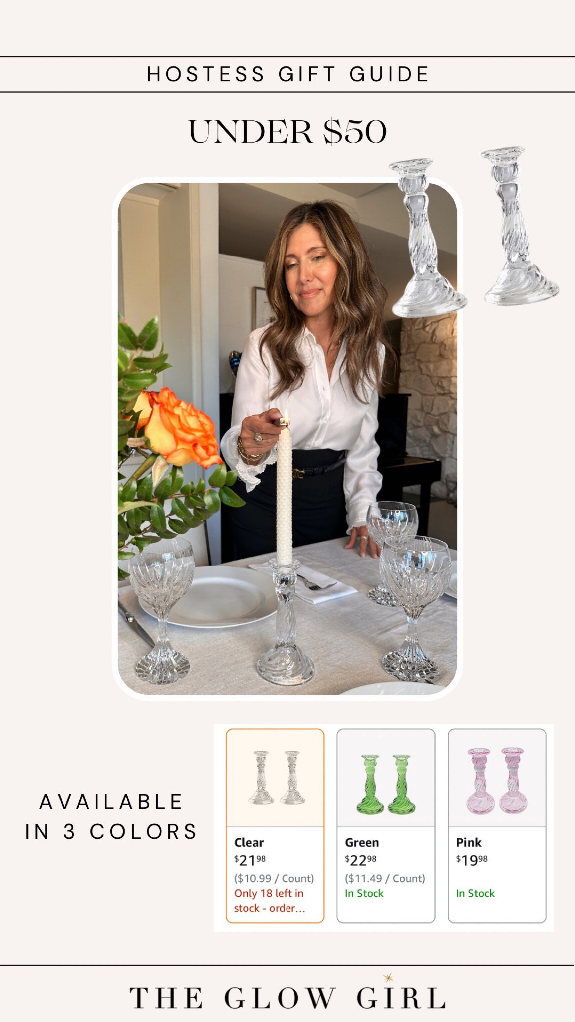 Such a great #amazonfind! Love these retro, mid-century inspired candle sticks that are so beautiful and SO affordable. Perfect for your home or as a hostess gift this season.

Check out my full Hostess Gift Guide collection with my favorite picks from Amazon and beyond. 

#amazongifts #giftguide #homegoods

#LTKHolidaySale #LTKHoliday #LTKGiftGuide