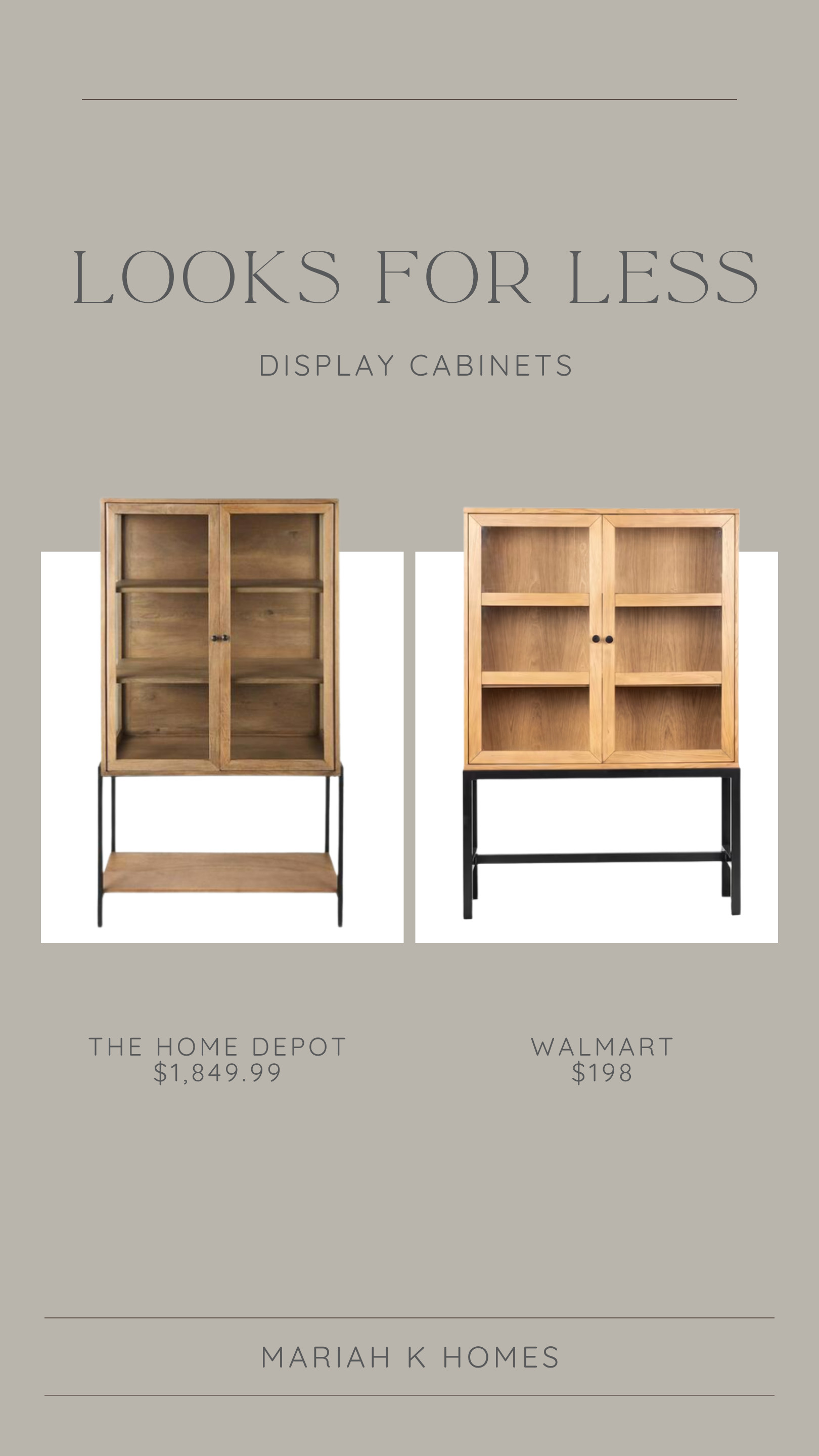 A beautiful way to display the things you love. I’m always drawn to a large display cabinet! They’re gorgeous in a dining room filled with dinnerware and glassware, but they can also make a statement in an office styled with books, decor, and collected pieces. I found two favorites at different price points, and I love them! #DisplayCabinet #DisplayCabinetIdeas #DiningRoomDecor #DiningRoomInspiration #OfficeDecor #HomeDecorFinds #HomeStyling #FurnitureFinds #StorageFurniture #mariahkoehle #mariahkhomes #socialagentcircle #expluxury #exprealty 

 #LTKHome #LTKSaleAlert