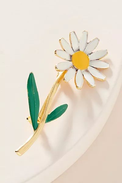 Josie Bruno Vintage Daisy Brooch | Anthropologie (US)