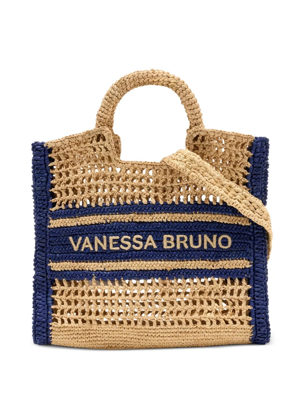 Vanessa Bruno small Panier raffia tote bag - Neutrals | Farfetch Global