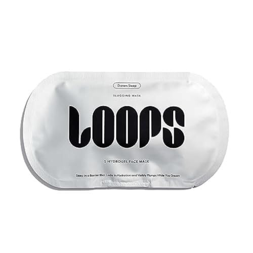 LOOPS DREAM SLEEP - Nighttime Slugging Hydrogel Facial Mask - Leaves Skin Toned, Plump, and Hydrated, and Restored - Layers Skin with Natural Oils, Vitamins, Antioxidants, and Fatty Acids - 1 pc | Amazon (US)
