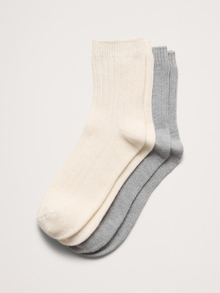 Cozy Sock with a Touch of Cashmere 2-Pack | Banana Republic (US)