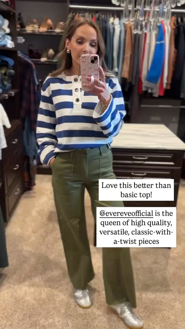 @‌evereveofficial polo striped top + olive green pants for spring style #EverevePartner #EvereveStyle

#LTKSeasonal #LTKStyleTip #LTKWatchNow