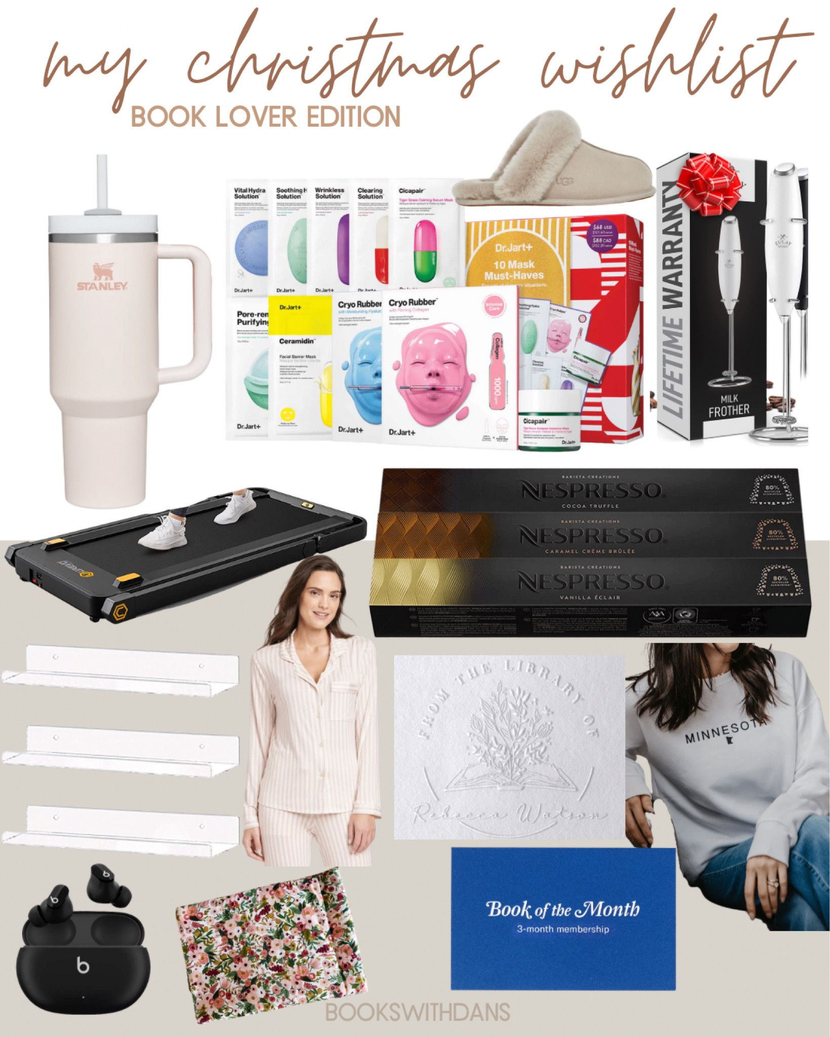 my christmas list - book lover edition! 

christmas list ideas, book lover gift guide, treadmill, minnesota sweatshirt, minnesota sweater, sephora gift guide, skincare junkie guide

#LTKSeasonal #LTKGiftGuide #LTKHoliday