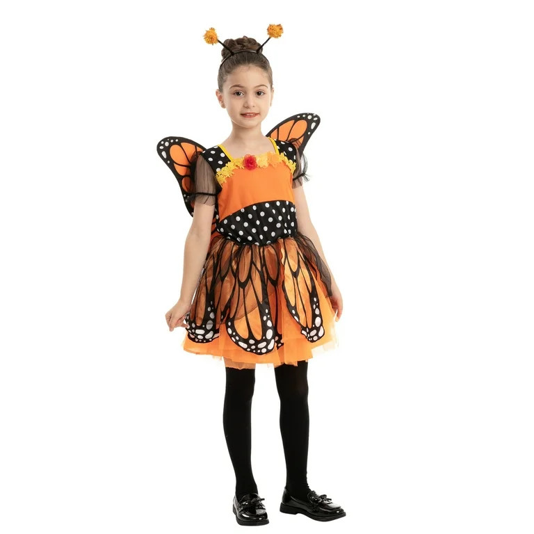 SYNCFUN Butterfly Costume for Kids Girls, Halloween Fairy Princess Costume for Toddler Child | Walmart (US)