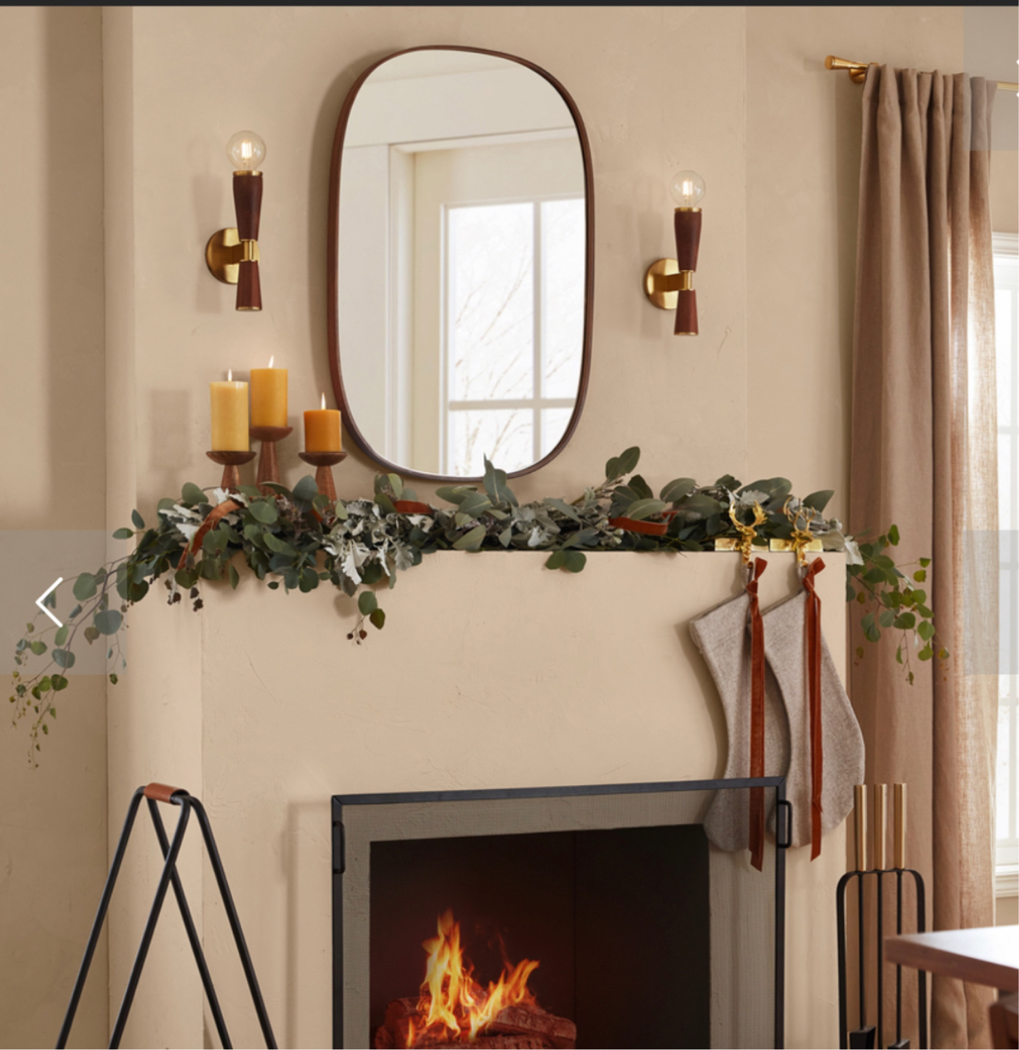 The merry mantle.

#LTKHoliday #LTKhome