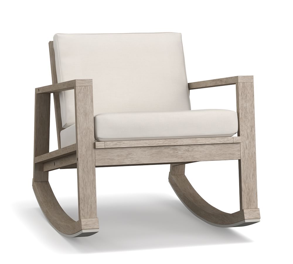 Indio FSC® Eucalyptus Lounge Rocking Chair Frame | Pottery Barn (US)