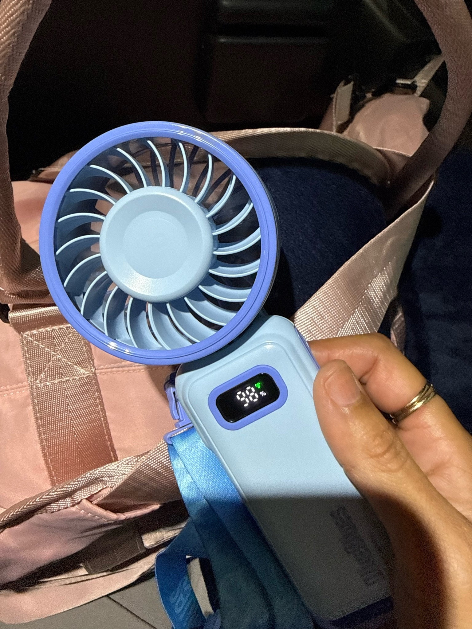 This portable turbo fan is a must-have for staying cool on the go 🤍 It has 100 speeds with super strong airflow and a sleek, foldable design that makes it perfect for your bag. I love how versatile it is—use it handheld, on your neck, on your desk, or while traveling. Plus it’s USB-C rechargeable and lightweight, so it’s easy to take everywhere. Such a good everyday essential for concerts, errands, travel days, and outdoor plans ✨

portable handheld fan, turbo fan 100 speed, foldable fan, mini fan for travel, USB-C rechargeable fan, strong airflow fan, personal cooling fan, handheld cooling device, travel essentials, concert must have, lightweight fan, sleek mini fan, desk fan portable, neck fan alternative. Gift guide. Menopause 

#amazonfinds #portablefan #travelessentials #summermusthaves #concertready #momlifeessentials #onthergo #amazonmusthaves #coolingfan #viralfinds #everydayessentials #ltkfinds #ltkstyle #ltkunder50

#LTKSwim #LTKSaleAlert #LTKTravel