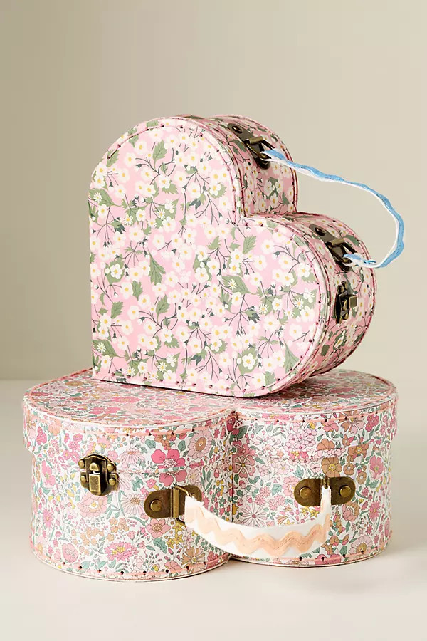 Liberty Heart Kids Suitcase Set | Anthropologie (US)