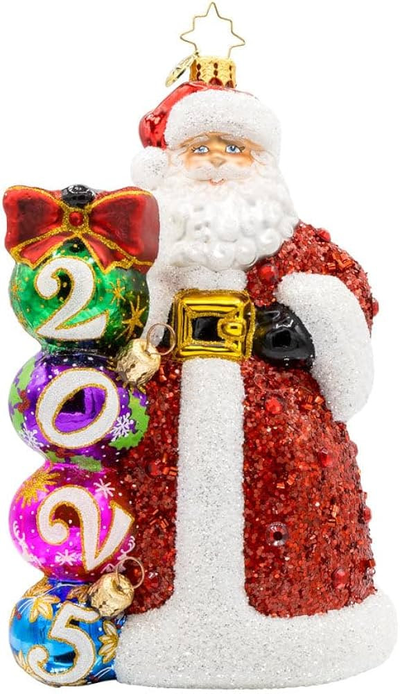 Christopher Radko Hand-Crafted European Glass Christmas Tree Decorative Ornament, 2025 Christmas ... | Amazon (US)