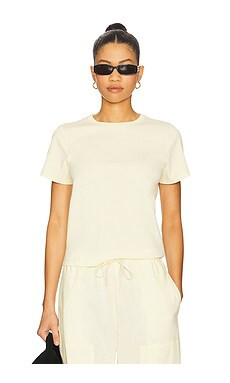 PISTOLA Alba Baby Tee in Lemonade from Revolve.com | Revolve Clothing (Global)