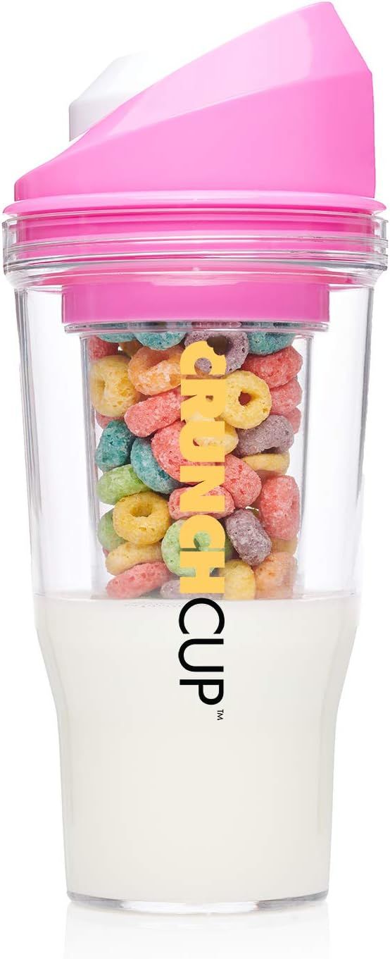 The CrunchCup® - A Portable Cereal Cup - No Spoon. No Bowl. It's Cereal On The Go. | Amazon (US)