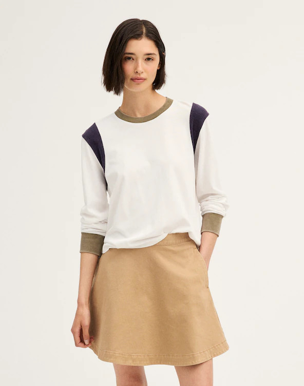 Seamed Mini Skirt | Madewell