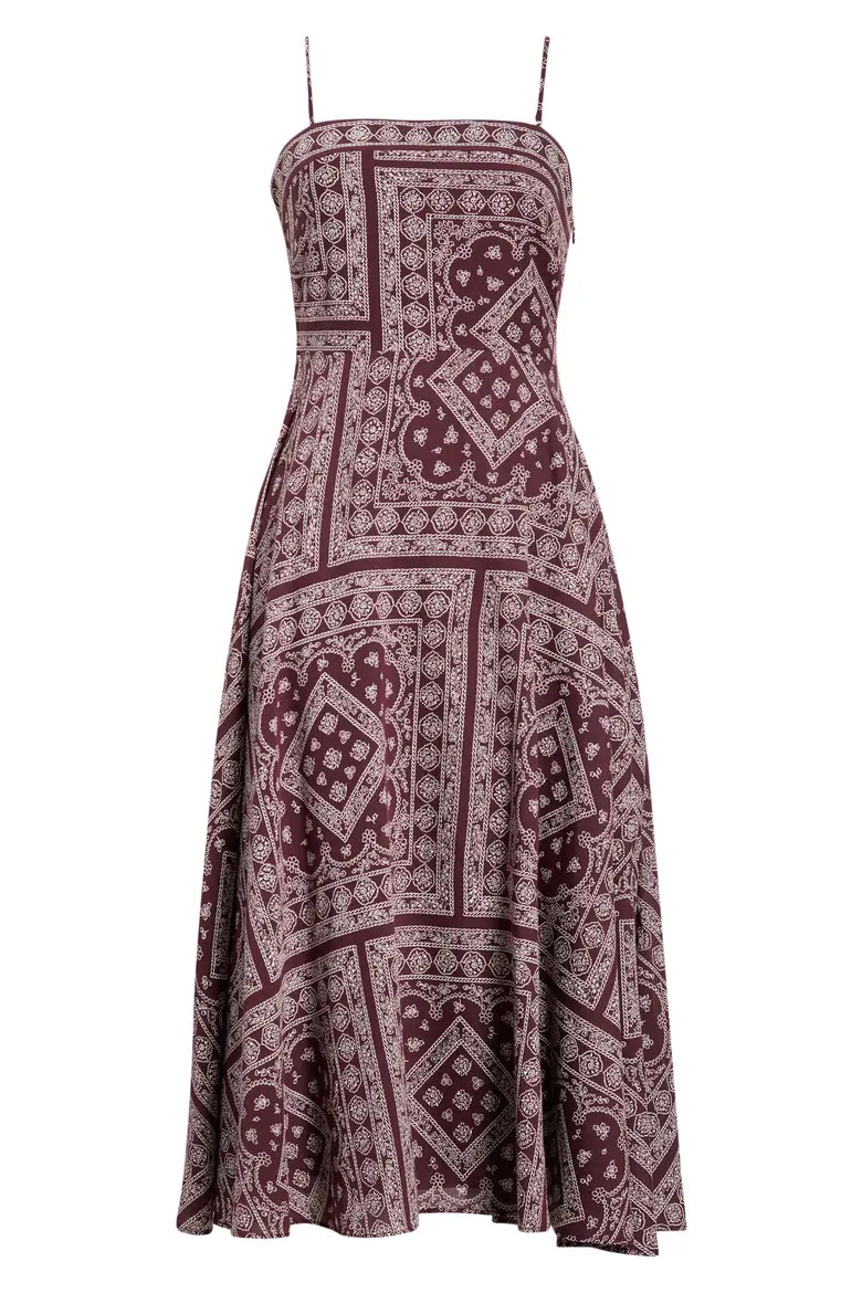 Veronica Beard Kitt Bandana Print Cotton Blend Dress (Women) | Nordstrom | Nordstrom