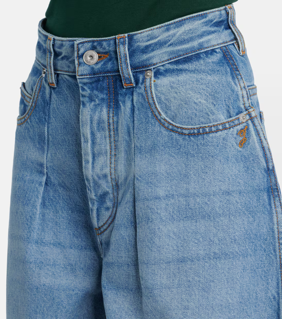 Ovalo De-Nîmes barrel-leg jeans | Mytheresa (US/CA)