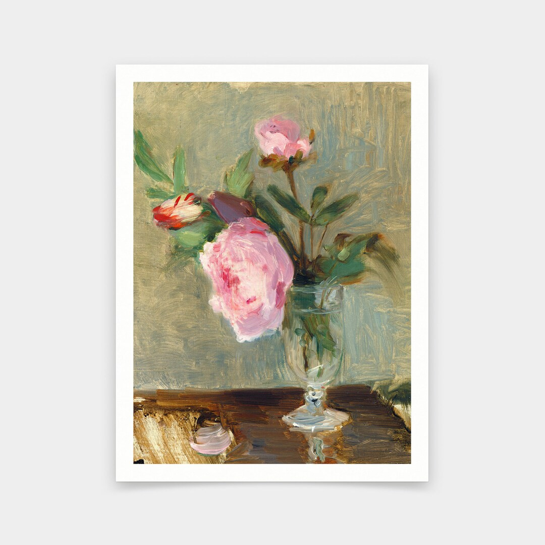 Berthe Morisot,Peonies,art prints,Vintage art,canvas wall art,famous art prints,q391 | Etsy (US)
