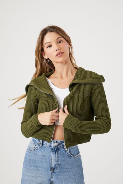 Zip-Up Cardigan Sweater | Forever 21 (US)