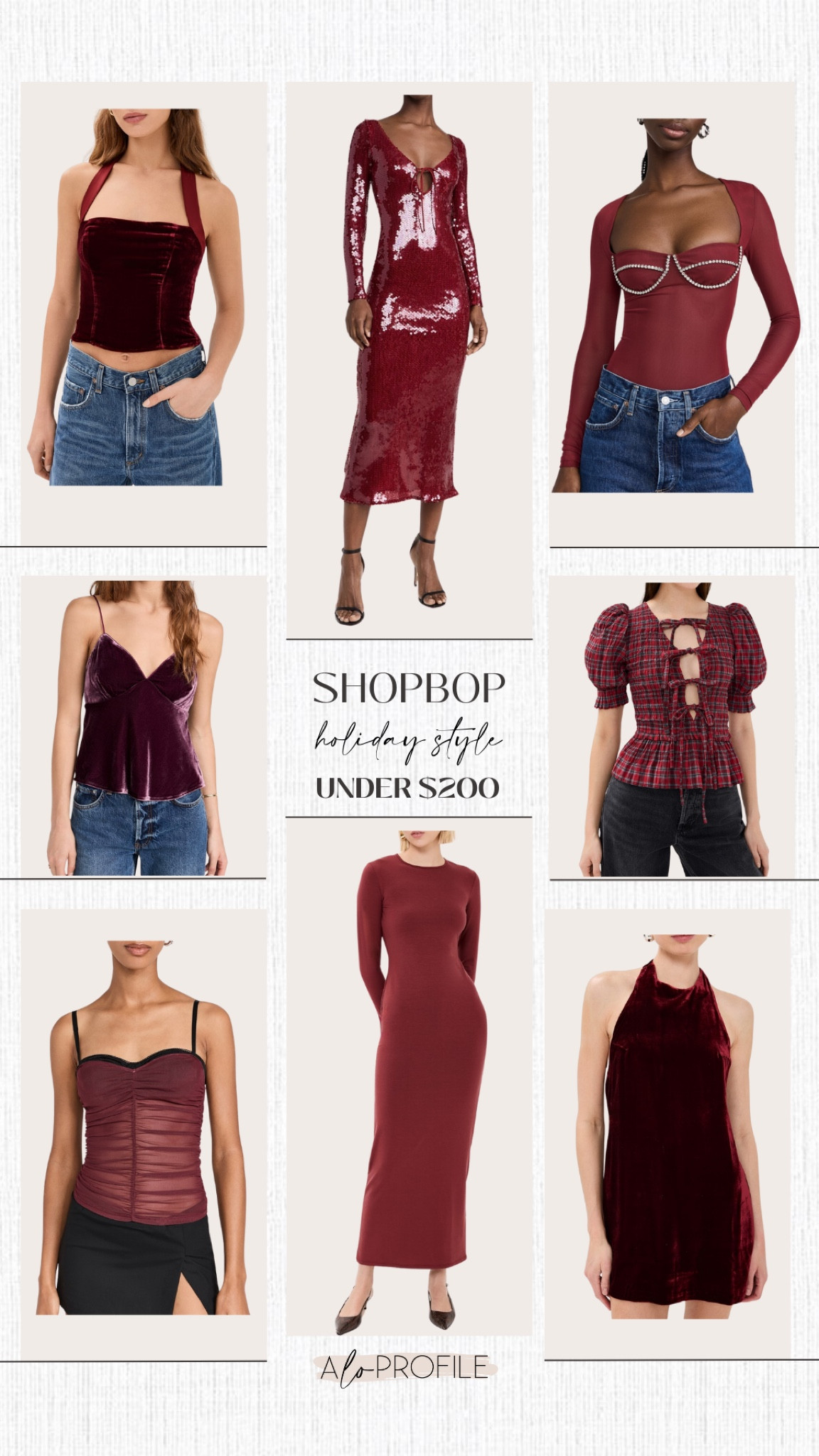 Shopbop holiday + festive outfits under $200 🎄♥️these would be perfect for a holiday party! 

#LTKHoliday