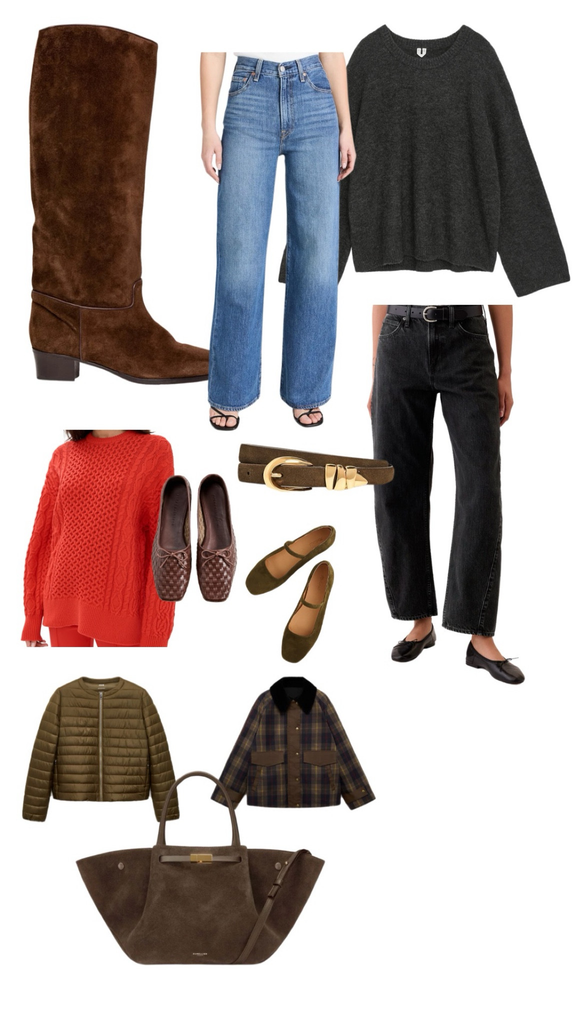 Fall outfits and wishlist 

Levis
Gap
Staud
Madewell
Mango
Doen
Red sweater
Wide leg jeans
Barrel leg