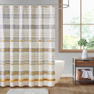 Vedrana Cotton Striped Shower Curtain | Wayfair North America