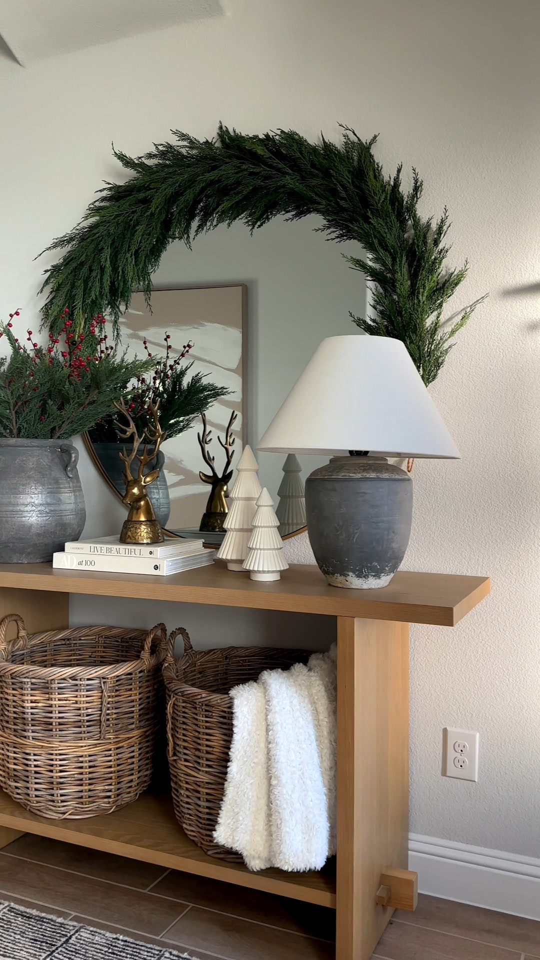 Holiday entryway inspo! If items are unavailable, I tried to link similar. 

#LTKSeasonal #LTKSaleAlert #LTKHome