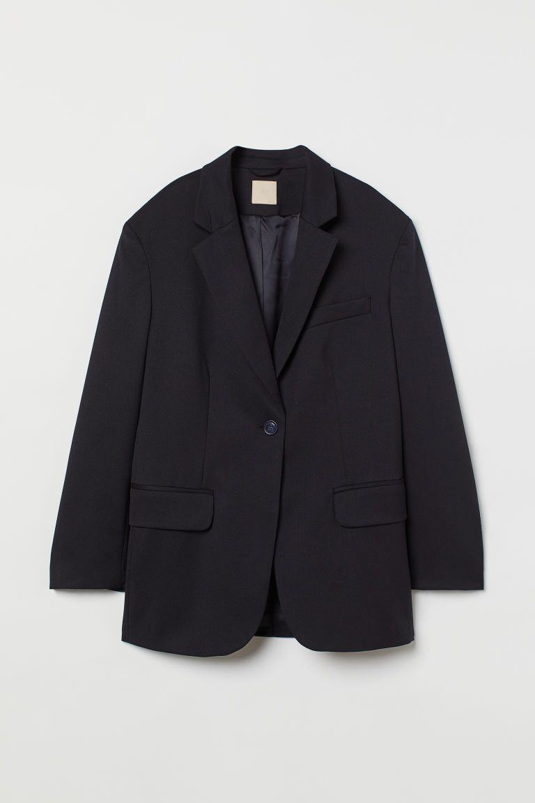 H & M - Oversized Blazer - Black | H&M (US)