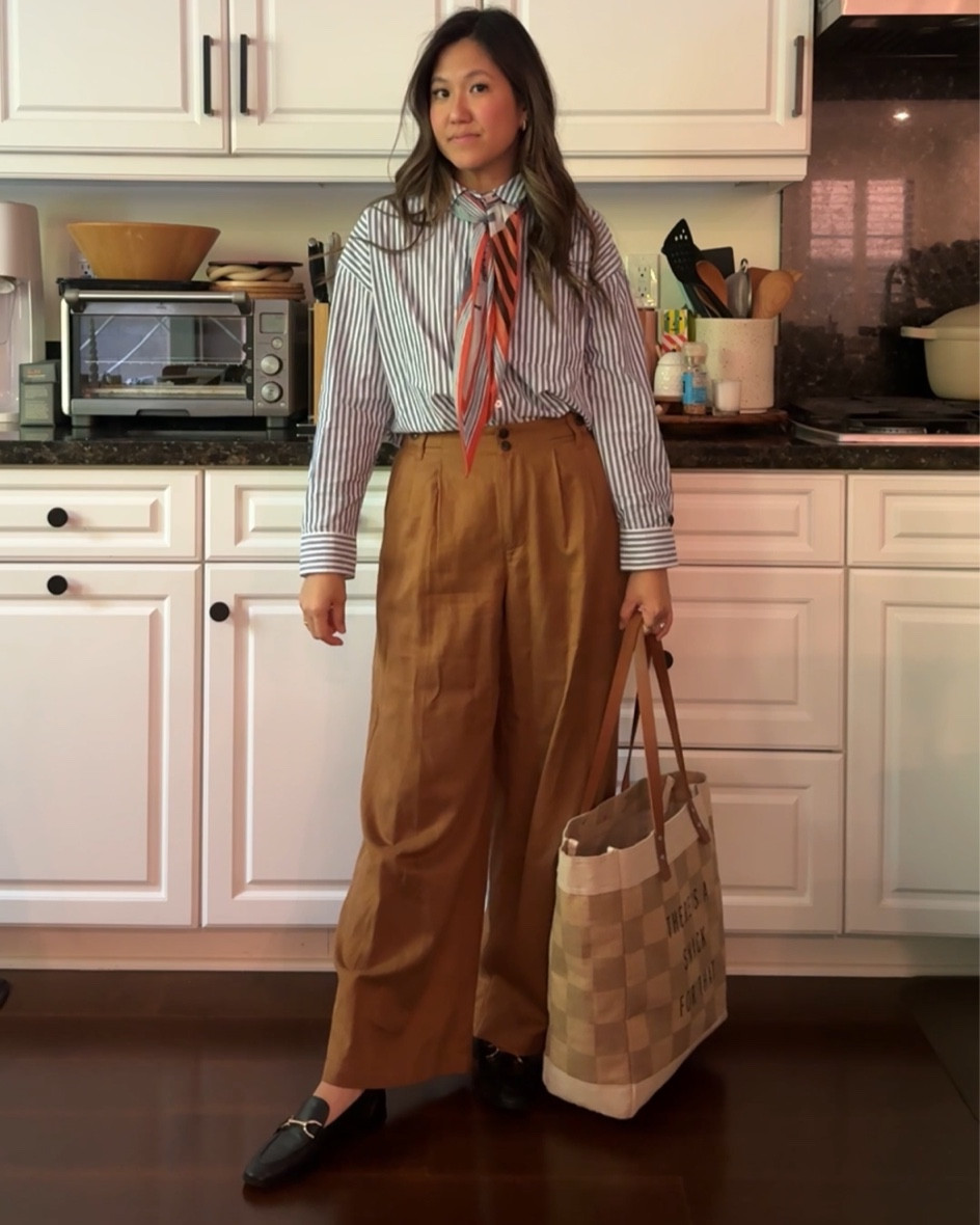 comfy but pulled together 

size 6P pants, S top  

#LTKfindsunder100 #LTKSeasonal #LTKworkwear