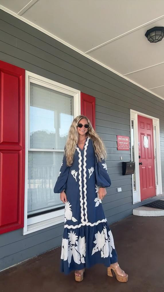 One of my favorite summertime dresses. Perfect for school, work, or a night out at the beach!🤩✨ #summer #farmrio #dress #maxi #bluedress #blue #farmrio #embroidered #longsleeve #maxidress #farmiodress #summerootd #ootd #workoutfit #styledbyval #styledbyvalerye 

#LTKVideo #LTKBacktoSchool #LTKStyleTip