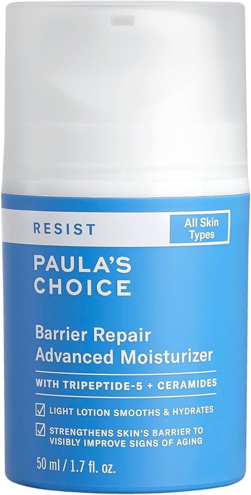 Paula's Choice RESIST Barrier Repair Advanced Moisturizer with Ceramides, Peptides, Deep Hydratio... | Amazon (US)