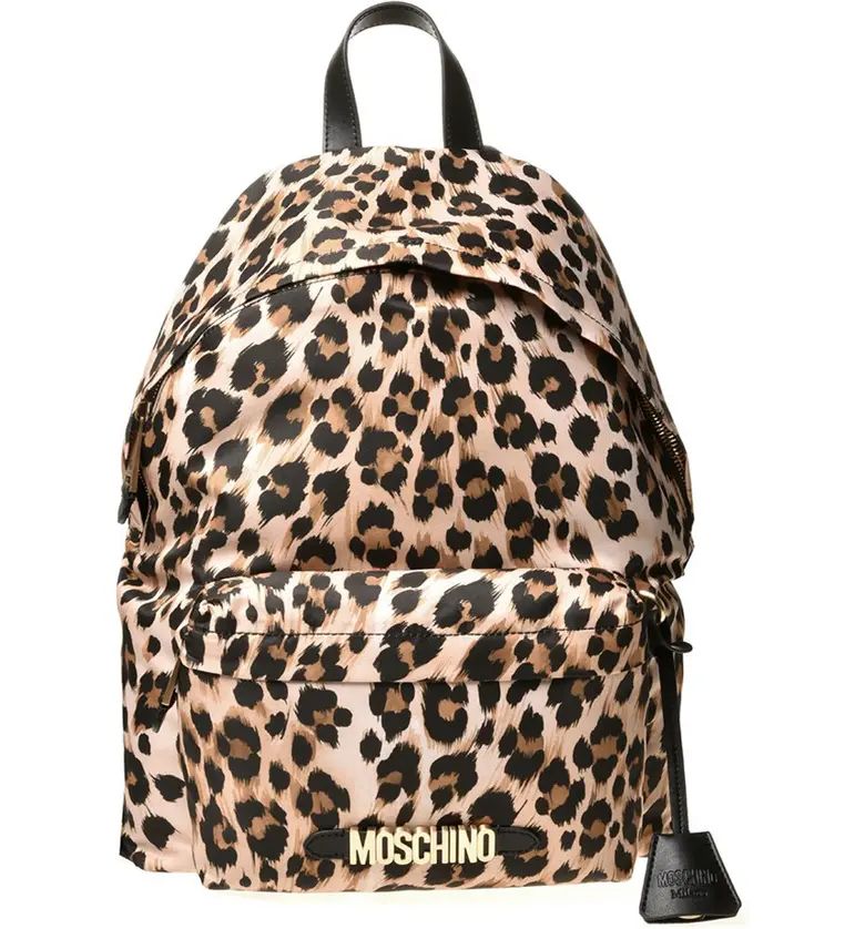 Moschino Leopard Print Backpack | Nordstrom | Nordstrom
