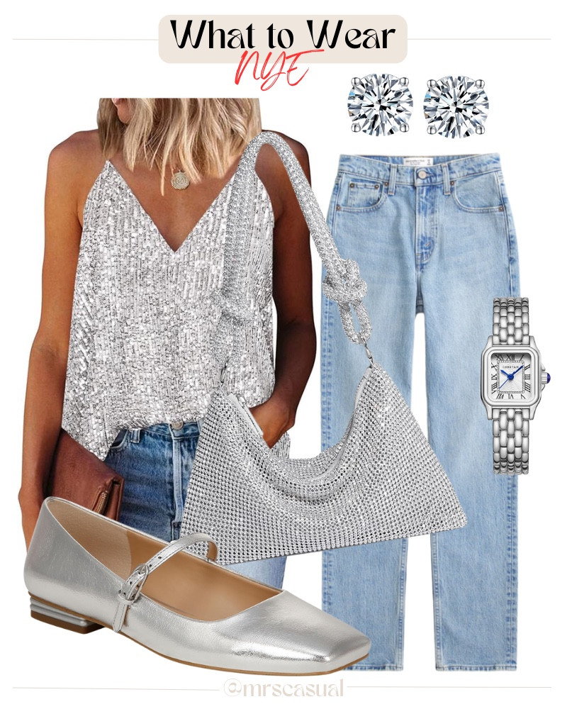 Proof you can wear jeans on NYE and still sparkle ✨👖 🔗⬇️

#LTKHoliday #LTKSeasonal #LTKOver40