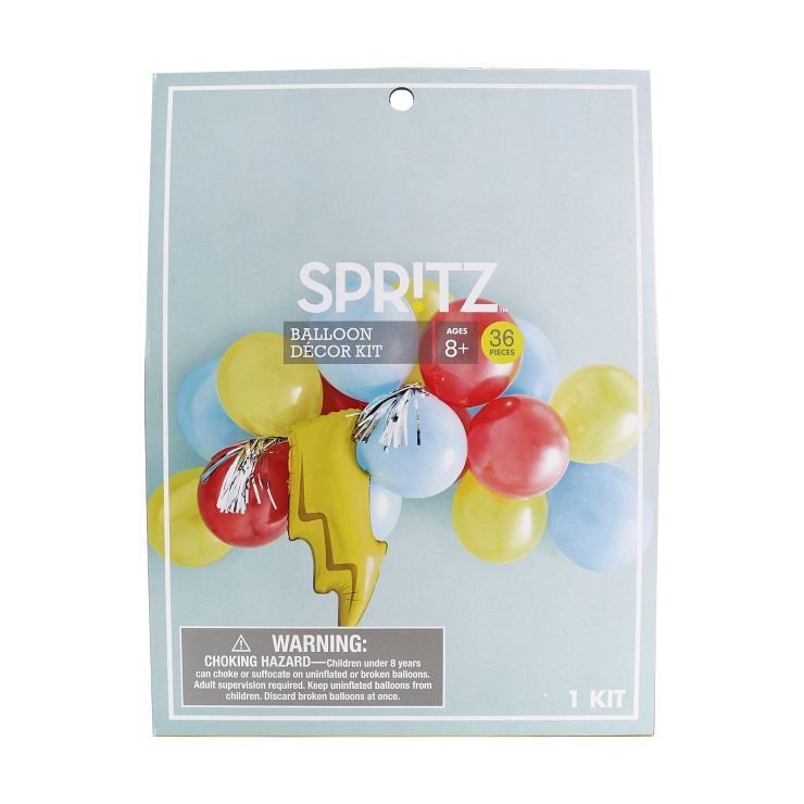 17ct Superhero Pow Balloon Pack - Spritz™ | Target