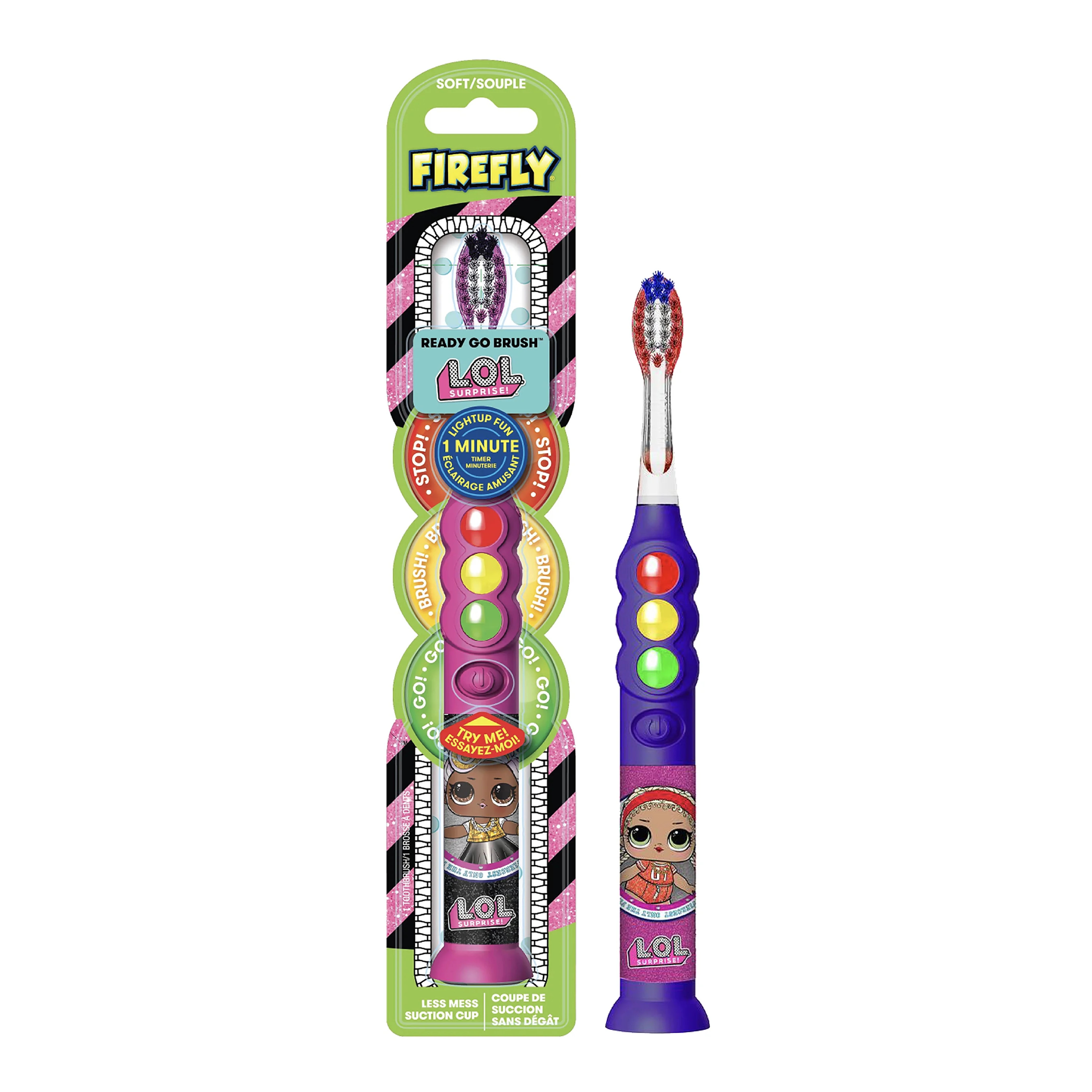 Firefly Ready Go Brush, Light Up Timer Toothbrush, L.O.L. Surprise!, Premium Soft Bristles,1 Minu... | Walmart (US)