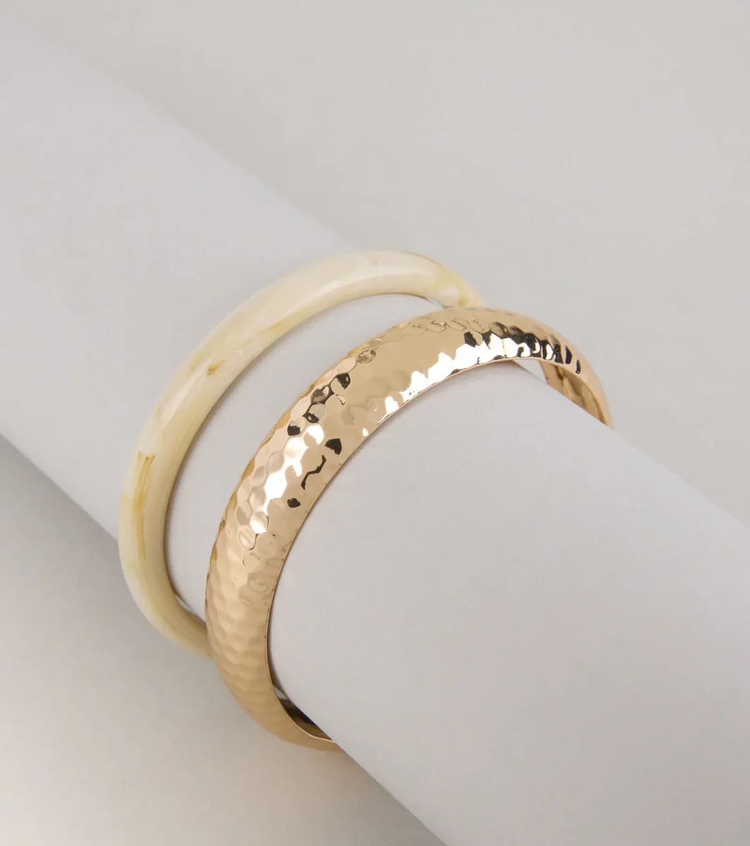 Bold Two Piece Bangle Bracelet Set | Windsor Stores