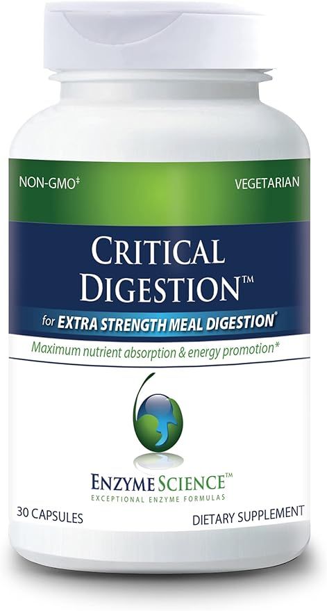 Critical Digestion, 30 Capsules – High Potency Support for Digestion, Bloating, & Irregularity ... | Amazon (US)