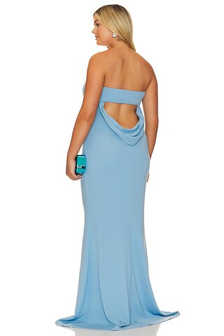 X Revolve Mary Kate Gown in French Blue | Revolve Clothing (Global)