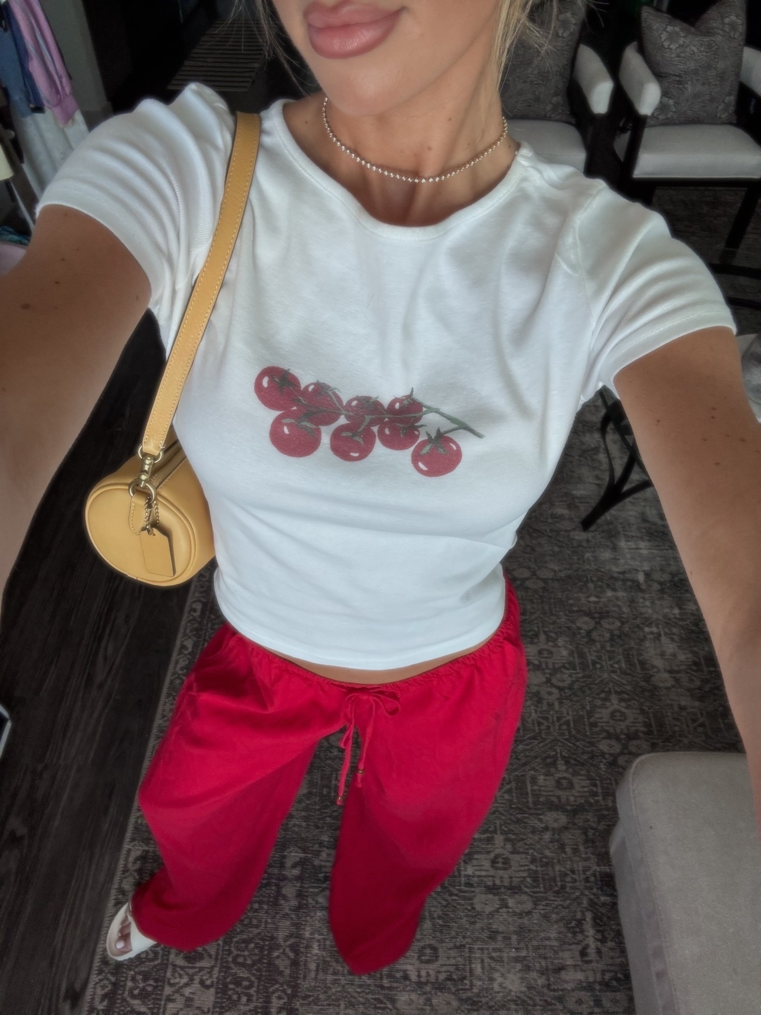 Ootd 🍅✨ Need these linen pants in every color! Only $30 & so comfy! Wearing XS in top. Wearing XXS in pants

Summer outfit. Spring outfit. Style inspo. Casual outfit. Outfit inspo. Outfit idea. Baby tee. Linen pants. Target fashion. Target finds. Red. Red pants.

#LTKootd