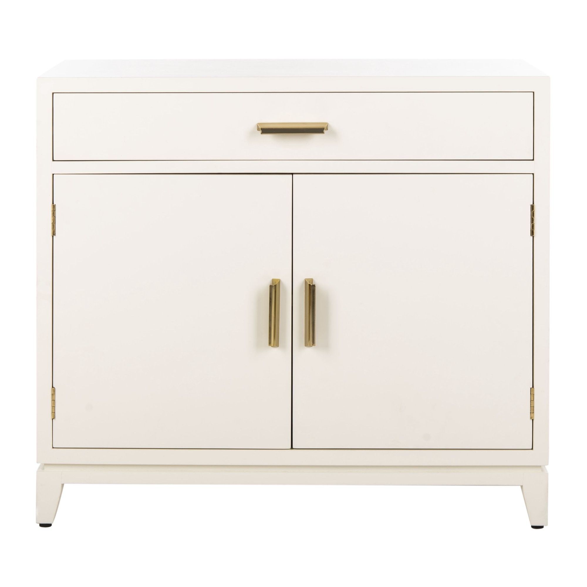 Safavieh Nigel 2 Door 1 Drawer Chest, White | Walmart (US)