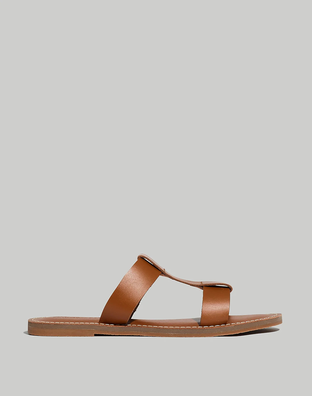 The Boardwalk T-Strap Slide Sandal | Madewell