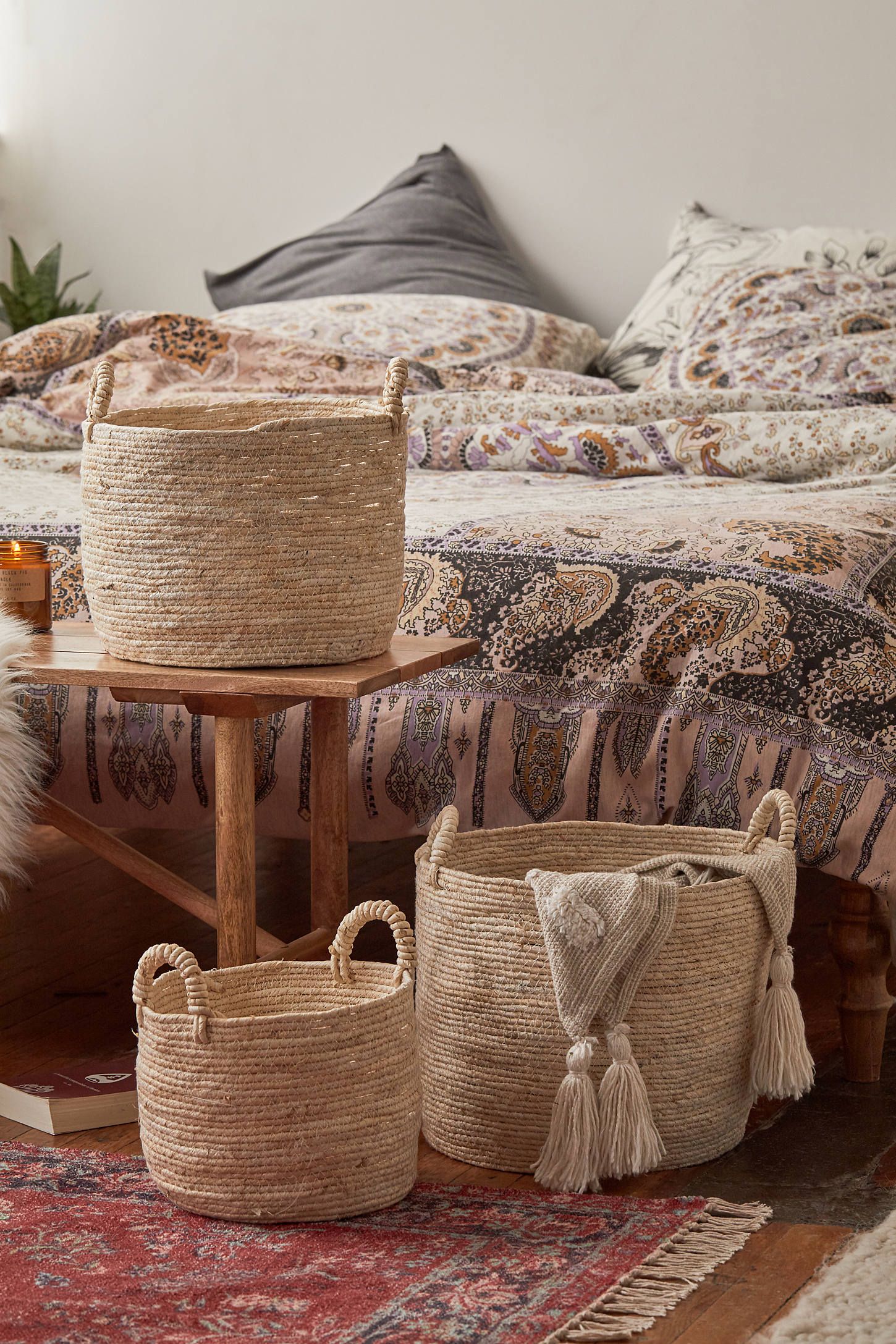 Lydia Woven Basket | Urban Outfitters (US and RoW)