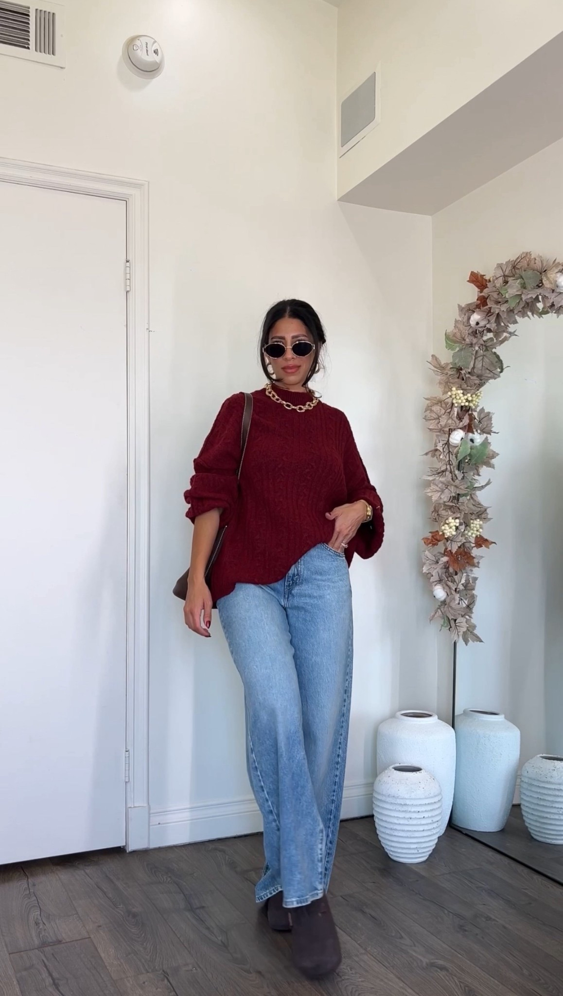 Easy and comfy Thanksgiving outfit ideas with sweater and jeans 

#LTKStyleTip #LTKootd #LTKFindsUnder50