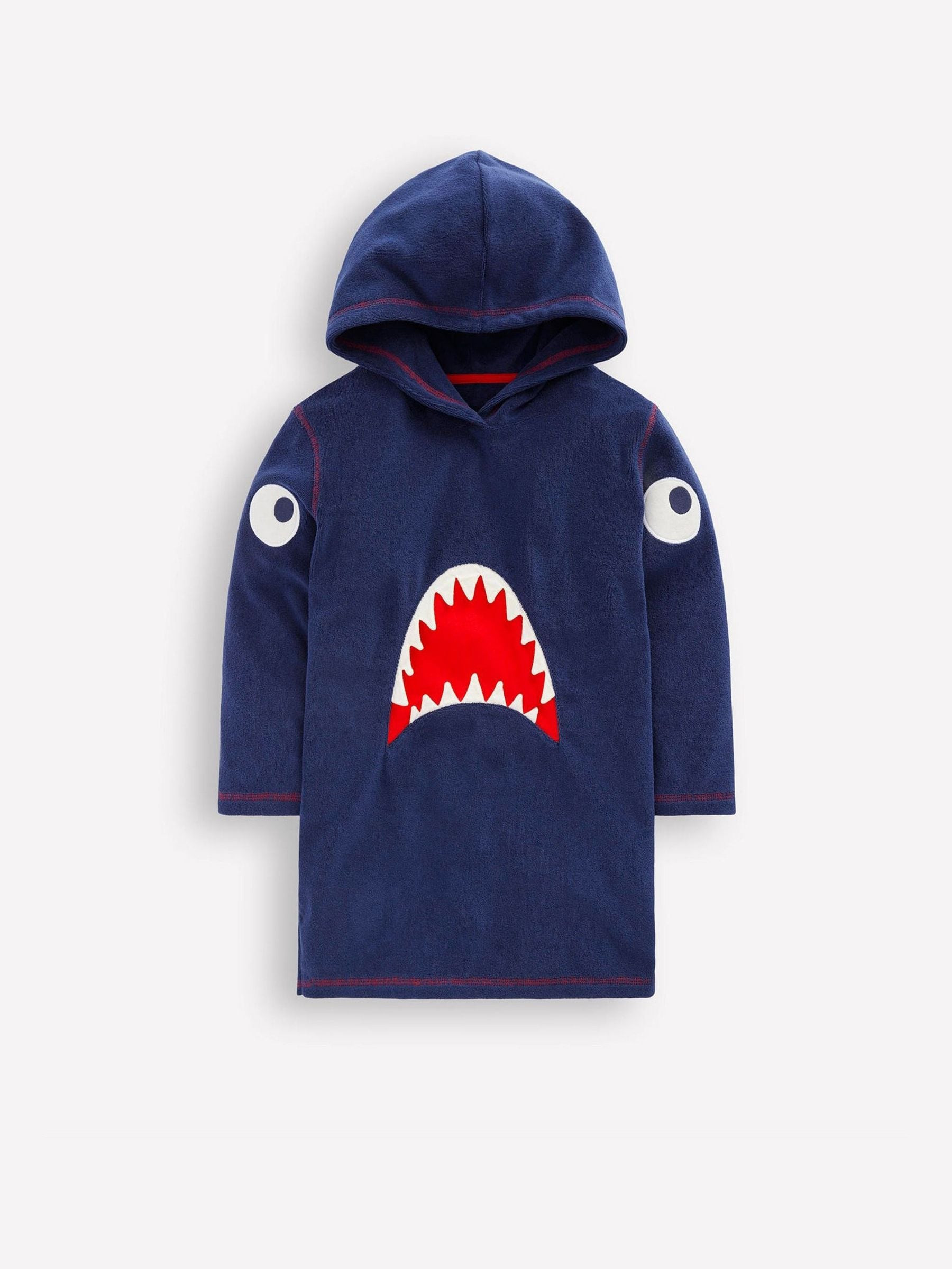 Boden Boden Blue Appliqué Towelling Throw On Cover-Up | Next US