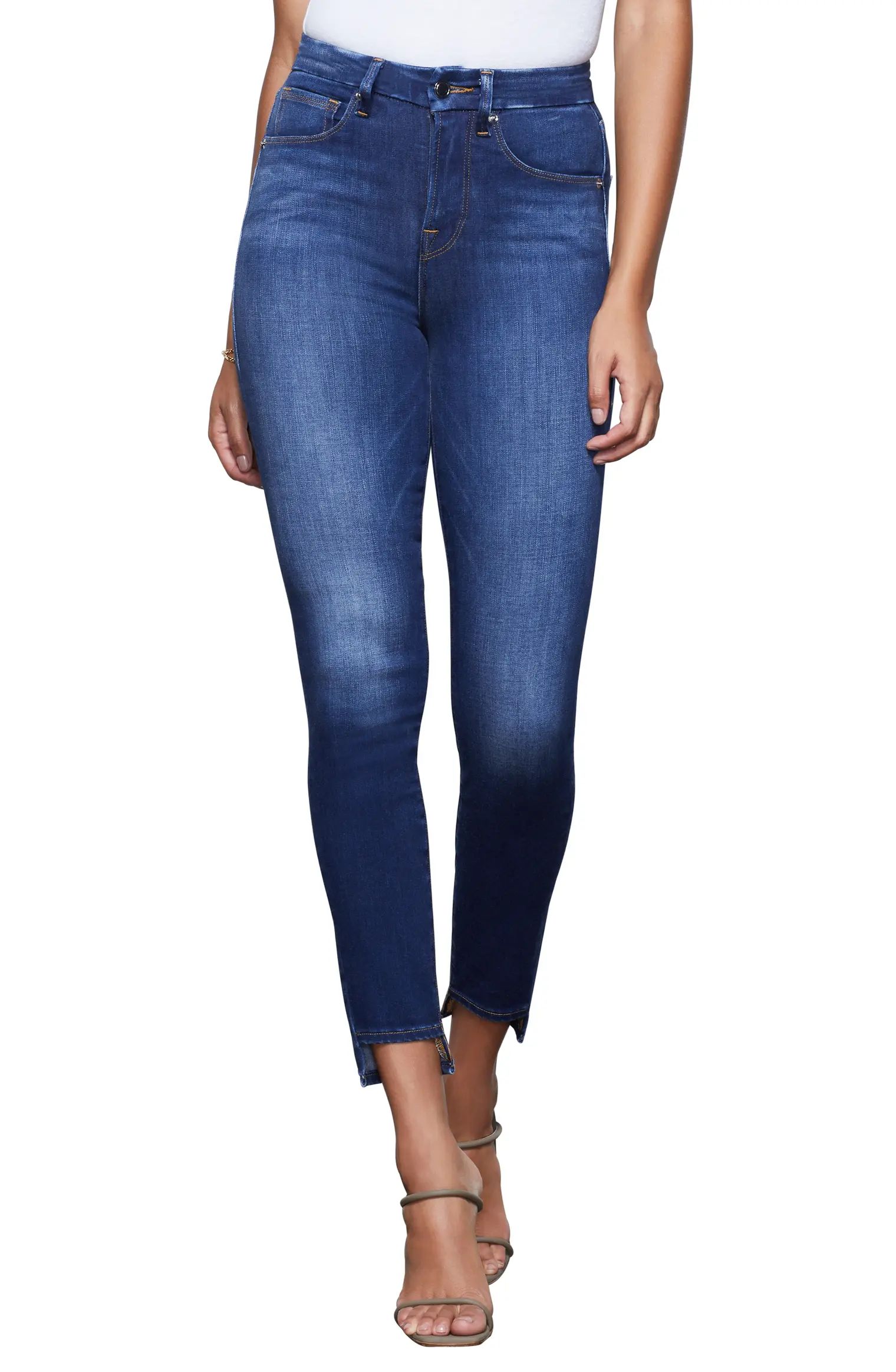 Good Waist High Waist Step Hem Skinny Jeans | Nordstrom