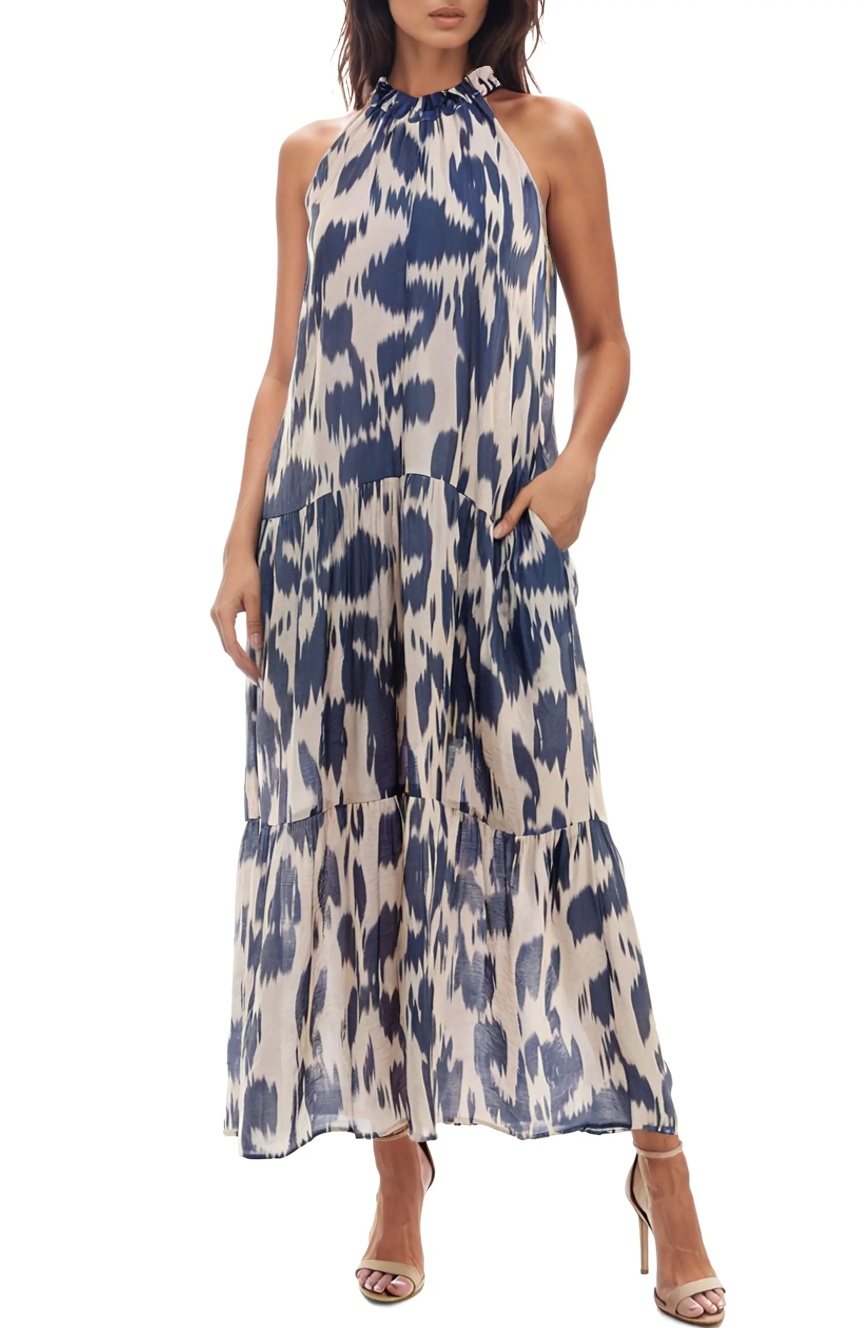 Socialite Abstract Print Sleeveless Maxi Dress | Nordstrom | Nordstrom