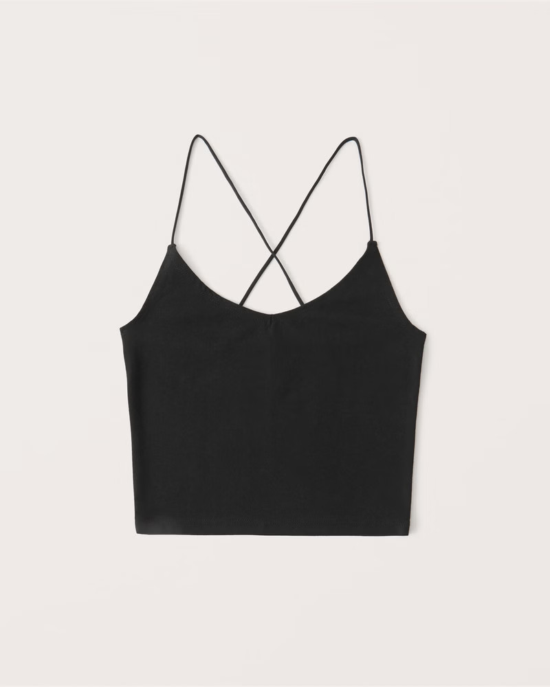 Strappy Cropped Cami | Abercrombie & Fitch (US)