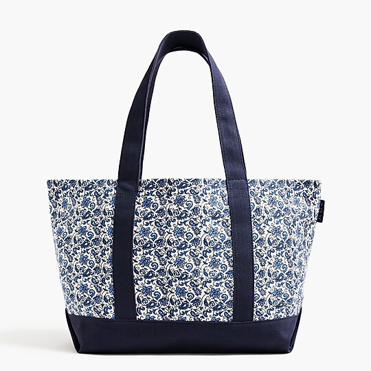 Structured canvas tote bag | J.Crew Factory