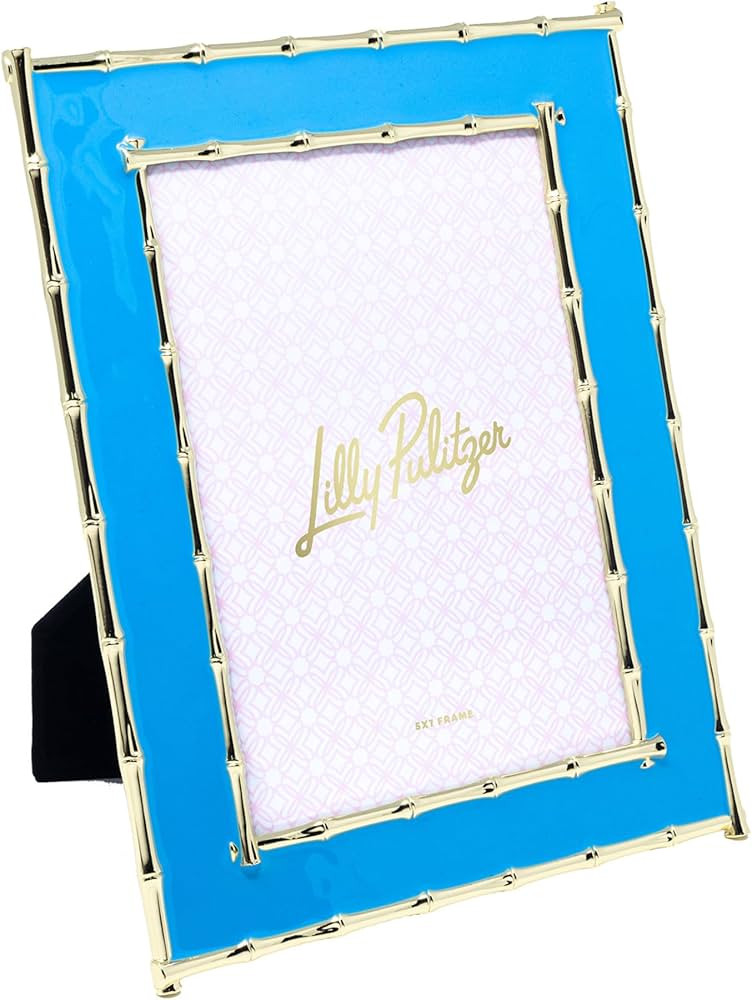 Lilly Pulitzer 5 inch x 7 inch Picture Frame, Decorative Photo Frame for Tabletop or Wall Hanging... | Amazon (US)