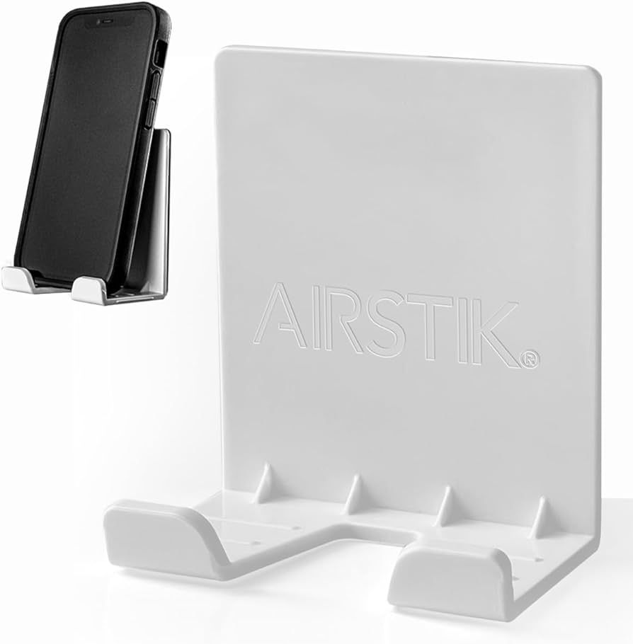 AIRSTIK Cradle Glass Mount Phone Holder Reusable TikTok Facetime Compatible with iPhone iPad Cell... | Amazon (US)